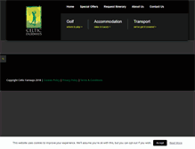 Tablet Screenshot of celticfairways.com